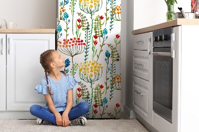 Decoration refrigerator cover Colorful meadow