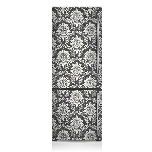 Decoration refrigerator cover Oriental flowers