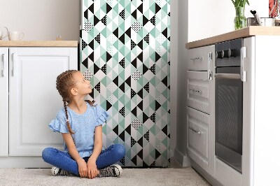 Decoration refrigerator cover Geometric pattern