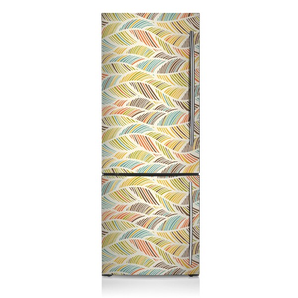 Decoration refrigerator cover Abstract waves