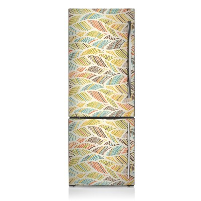 Decoration refrigerator cover Abstract waves