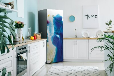 Decoration refrigerator cover Blue places