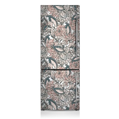 Decoration refrigerator cover Pink flowers