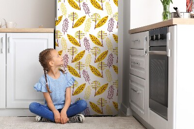 Decoration refrigerator cover Autumn leaves