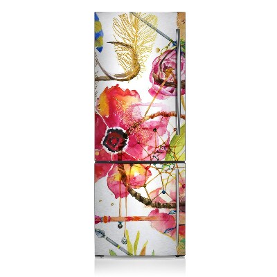 Decoration refrigerator cover Indian motives