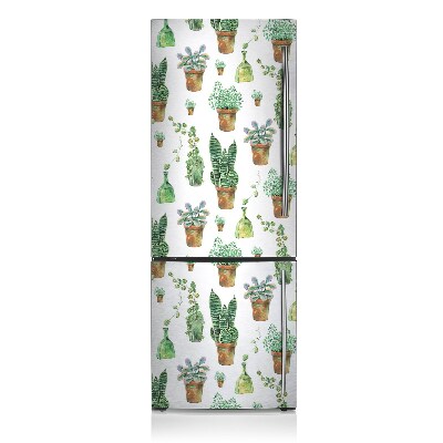 Decoration refrigerator cover Painted cactus