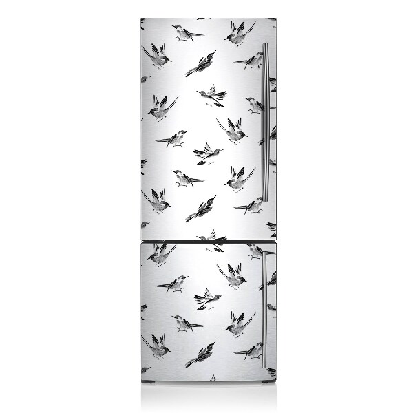 Decoration refrigerator cover Painted sparrows