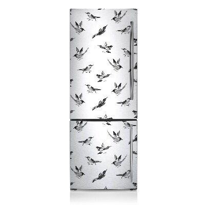 Decoration refrigerator cover Painted sparrows