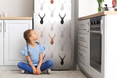 Magnetic refrigerator cover Minimalist deer