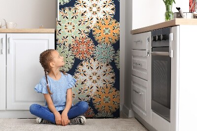 Decoration refrigerator cover Colorful mandalas