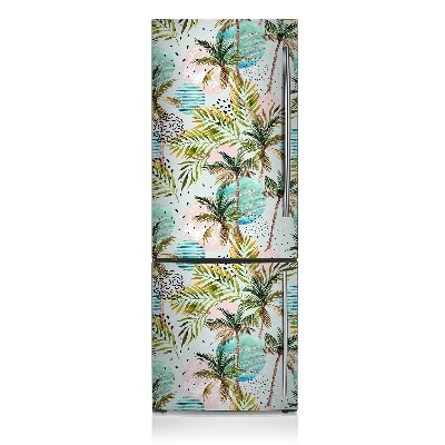 Decoration refrigerator cover Hawaiian palm