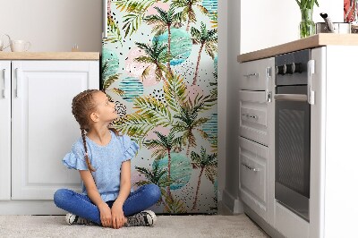 Decoration refrigerator cover Hawaiian palm