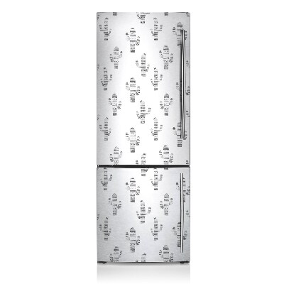 Decoration refrigerator cover Black and white cacti