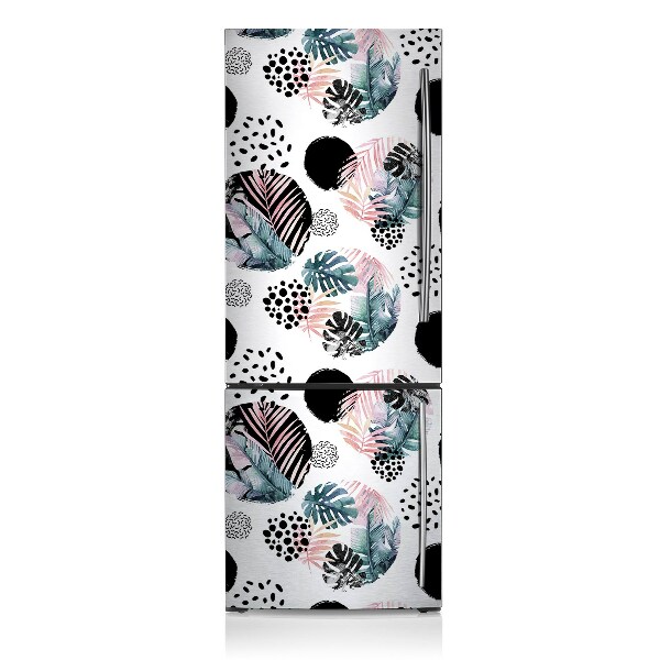 Magnetic refrigerator cover Abstract sheets