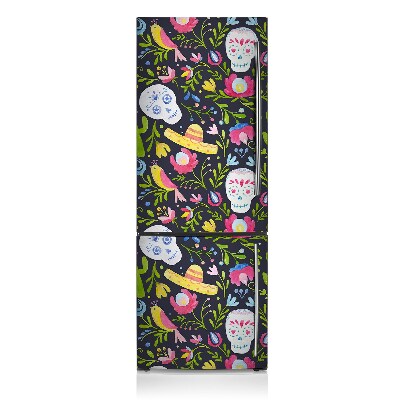 Magnetic refrigerator cover Mexican theme