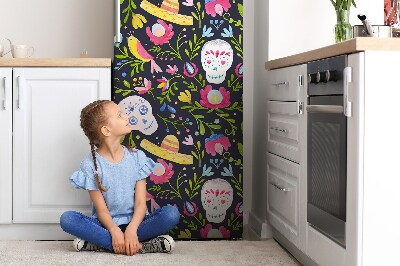 Magnetic refrigerator cover Mexican theme