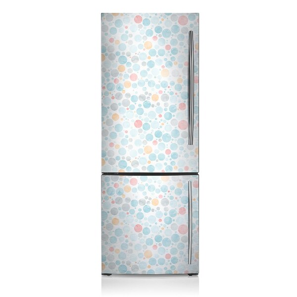 Decoration refrigerator cover Pastel dots