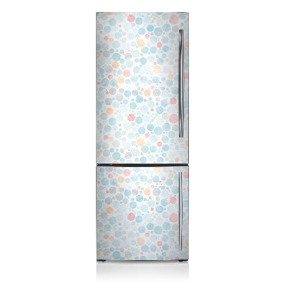 Decoration refrigerator cover Pastel dots