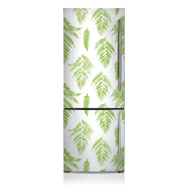 Magnetic refrigerator cover Fern prints