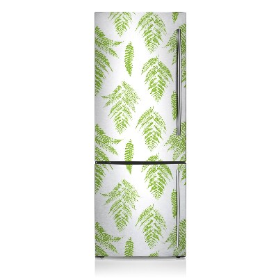 Magnetic refrigerator cover Fern prints