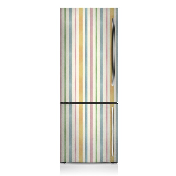 Decoration refrigerator cover Colorful lines