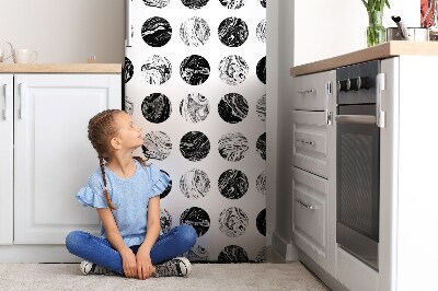 Magnetic refrigerator cover Moon pattern