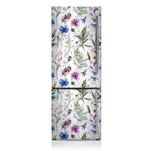 Decoration refrigerator cover Field flowers