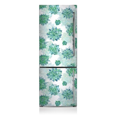 Decoration refrigerator cover Colorful succulents