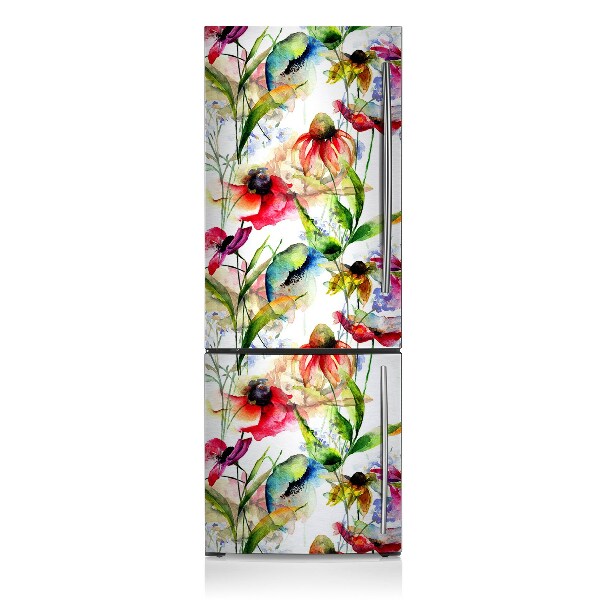 Decoration refrigerator cover Colorful flowers