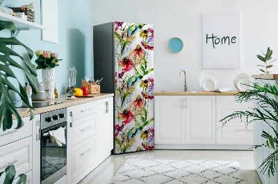 Decoration refrigerator cover Colorful flowers