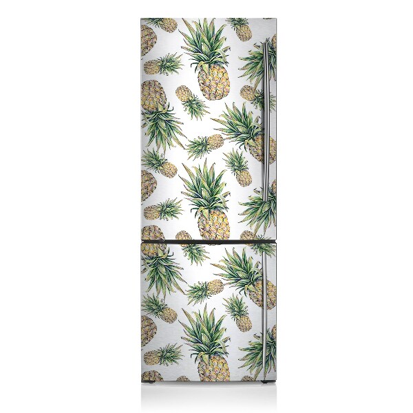 Magnetic refrigerator cover Pineapple