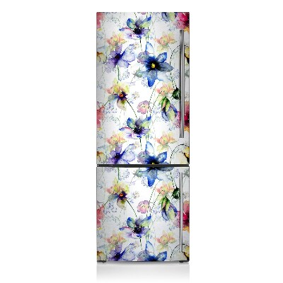 Decoration refrigerator cover Field flowers