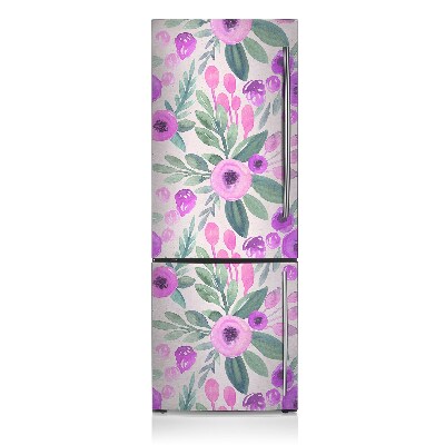 Magnetic refrigerator cover Floral pattern