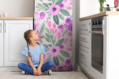 Magnetic refrigerator cover Floral pattern