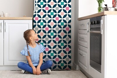 Magnetic refrigerator cover Pastel pattern