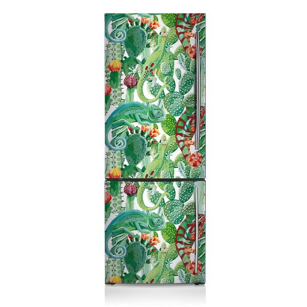 Decoration refrigerator cover Chameleons