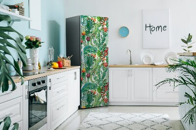 Decoration refrigerator cover Chameleons