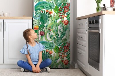 Decoration refrigerator cover Chameleons