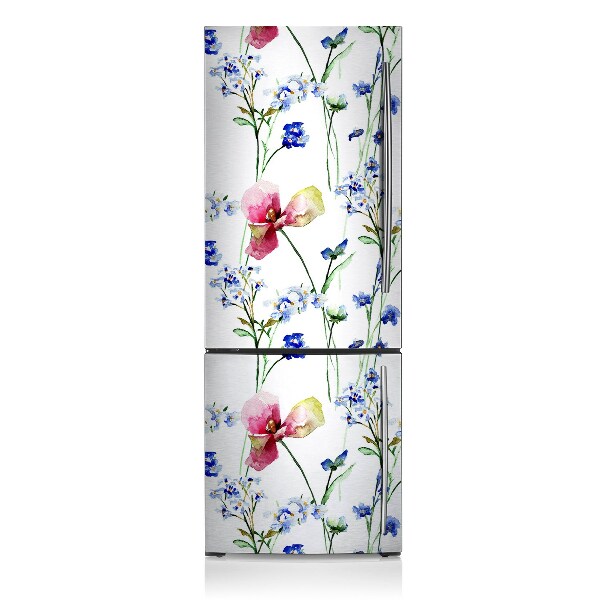 Decoration refrigerator cover Painted flowers