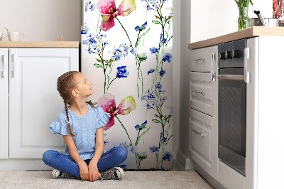 Decoration refrigerator cover Painted flowers