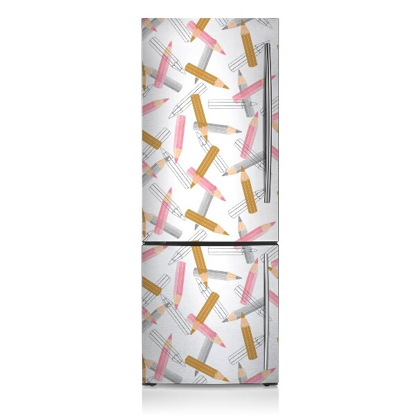 Magnetic refrigerator cover Pencil pattern