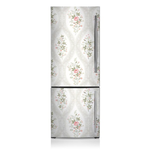 Magnetic refrigerator cover Retro wallpaper