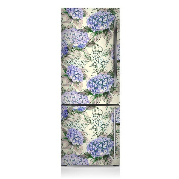 Decoration refrigerator cover Hydrangea