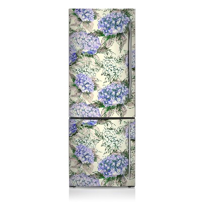 Decoration refrigerator cover Hydrangea