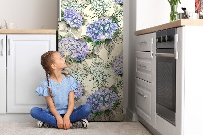 Decoration refrigerator cover Hydrangea