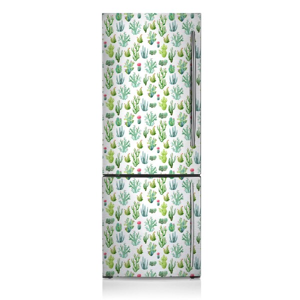 Magnetic refrigerator cover Little cactus