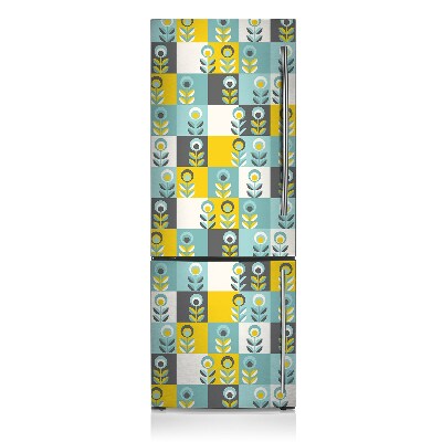 Magnetic refrigerator cover Scandinavian pattern