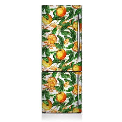 Magnetic refrigerator cover Oranges