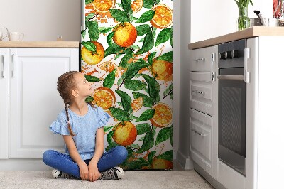Magnetic refrigerator cover Oranges