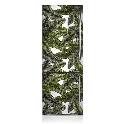 Decoration refrigerator cover Jungle leaves